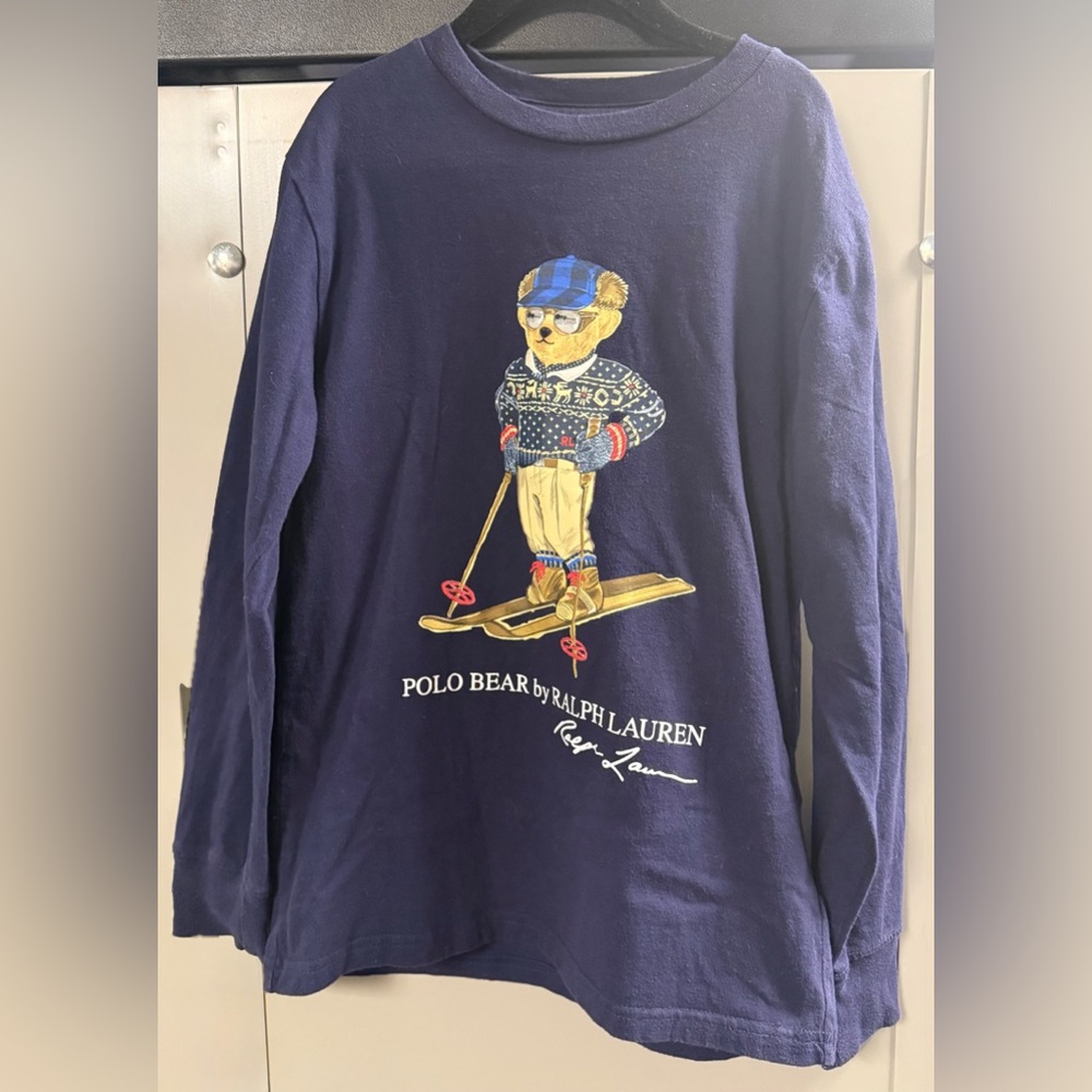 Polo skiing Bear t-shirt